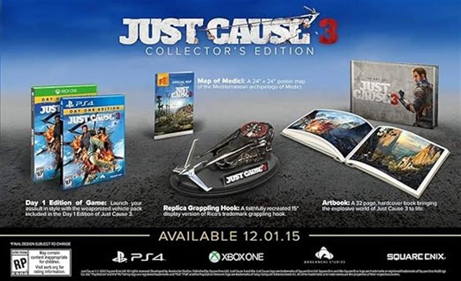 Edicion Coleccionista Just Cause 3 PS4