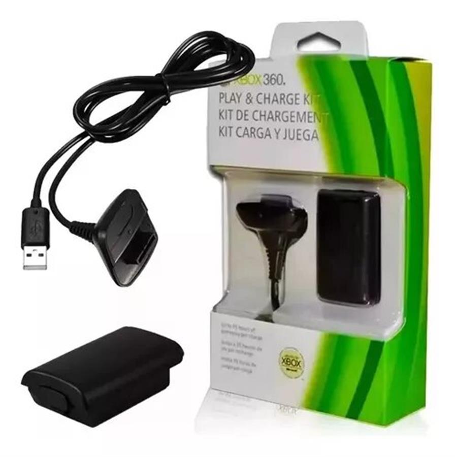 Kit carga y juega Xbox 360